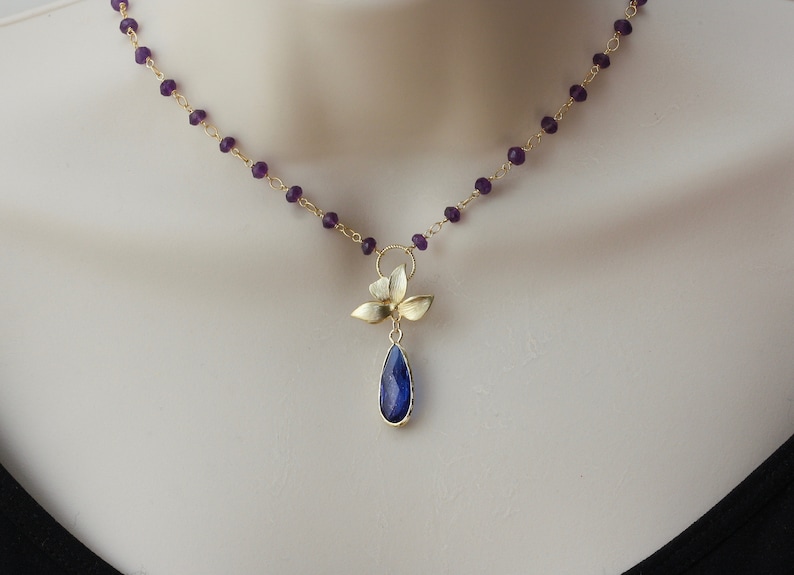 Weddings Birthday Gift for Daughter Elegant Midnight Blue for Wife for Mom Wedding Party February Birthstone Amethyst for Sister