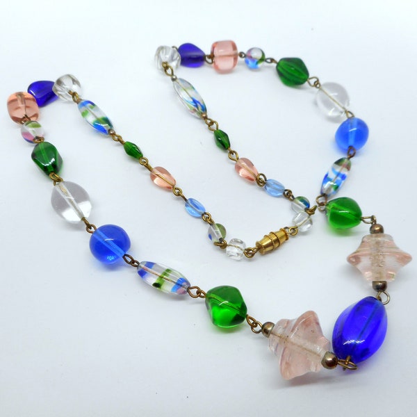 Unusual Art Glass Necklace