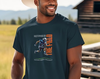 Football T-Shirt: Garment-Dyed Cotton, Sports Fan Apparel