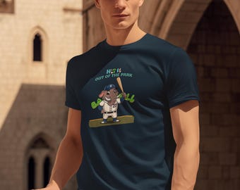 Retro Baseball T-Shirt: Sports Fan Apparel, Ethically Harvested Cotton