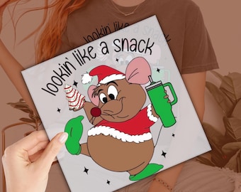 Lookin Like A Snack Gus Christmas Design DTF Transfer, Ready to Press, Personalized DTF Transfers, Heat Press, DTF Transfer, imb041