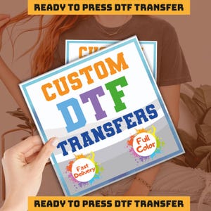 Custom DTF Transfers , Dtf prints, Bulk Dtf Transfer, Custom Full Color Dtf, Wholesale Dtf Print, Gang Sheet Dtf Transfer,  Heat Transfer
