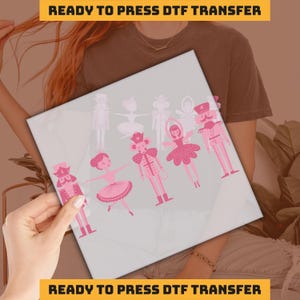 Nutcracker Christmas Design DTF Transfer, Ready to Press, Personalized DTF Transfers, Heat Press, DTF Transfer, imb267