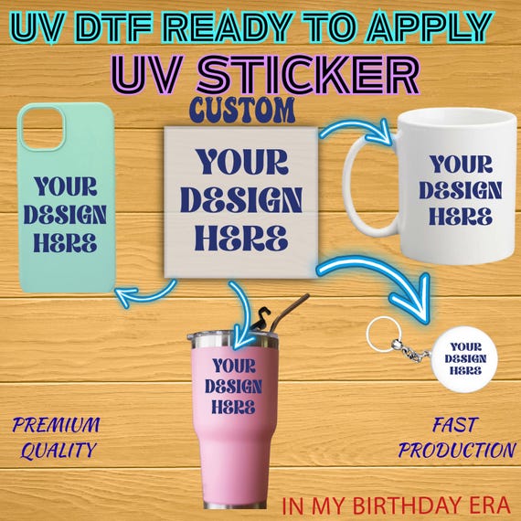 UV DTF Transfer, UV Dtf Gang Sheet, Custom Uv Dtf Transfer, Uv Dtf Printer, Uv Dtf Cup Wrap, Uv Dtf Film, Custom High Quality Heat Transfer