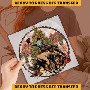 Cowboy Dtf, Cowboy Rodeo Ready to Press, Western DTF Transfer, Western Cowboy  DTF Transfers, Heat Press, DTF Transfer, imb488