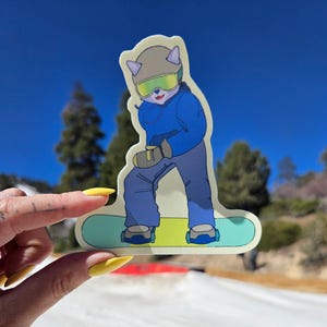 Boardslide Snowboard Sticker