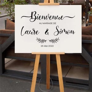 Stickers voor bruiloftsborden - Aanpasbaar - Doop - Welkomstdecoratiestickers - Gepersonaliseerde stickertekst
