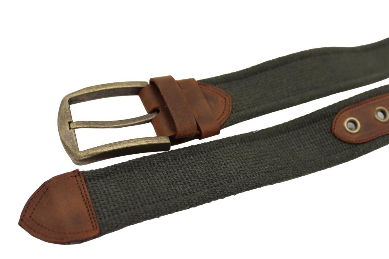 Handmade Square Buckle Woven Minimalist Belt Skinny Woven Belt - Etsy main image 2