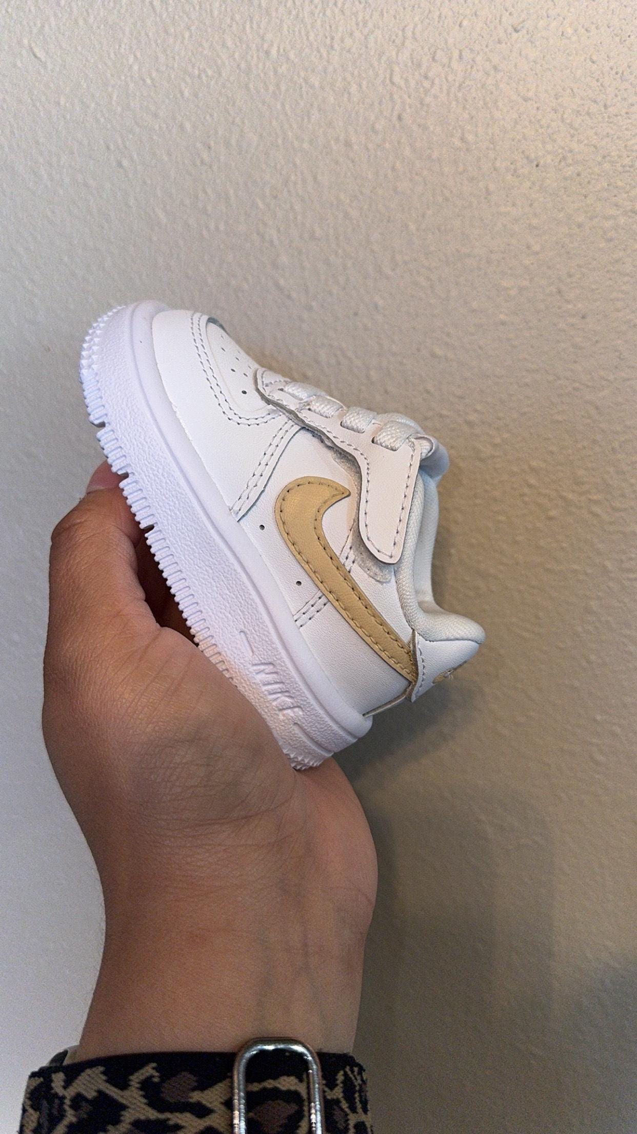 Nike Air Force 1s personalizado para bebês/crianças pequenas