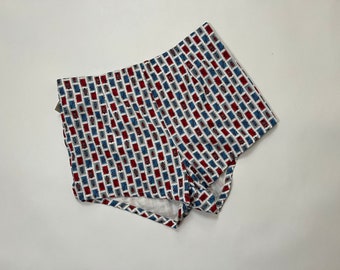 Vintage 1950's Zuma Sportswear California Cotton Side Zip Men's Swim Shorts NOS Deadstock 36" M/L