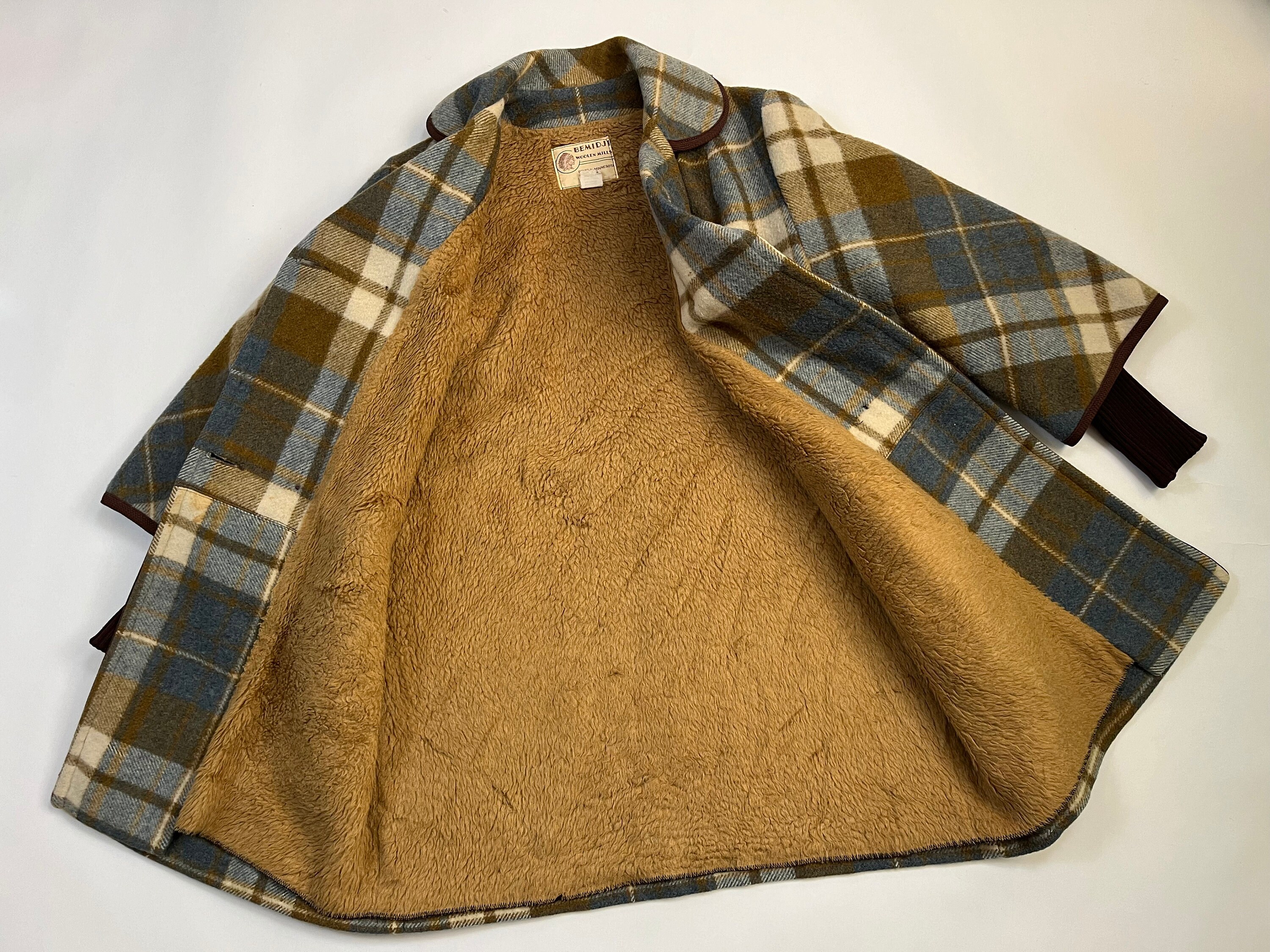 Vintage 1970's Bemidji Woolen Mills Winter Plaid Pea Coat M - Etsy Vintage 1970's Bemidji Woolen Mills Winter Plaid Pea Coat M - Etsy