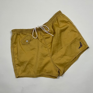 42" Vintage 1960's Jantzen Diving Girl Drawstring Swim Shorts made in Australia L