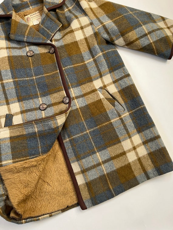 Vintage 1970's Bemidji Woolen Mills Winter Plaid Pea Coat M - Etsy Vintage 1970's Bemidji Woolen Mills Winter Plaid Pea Coat M - Etsy