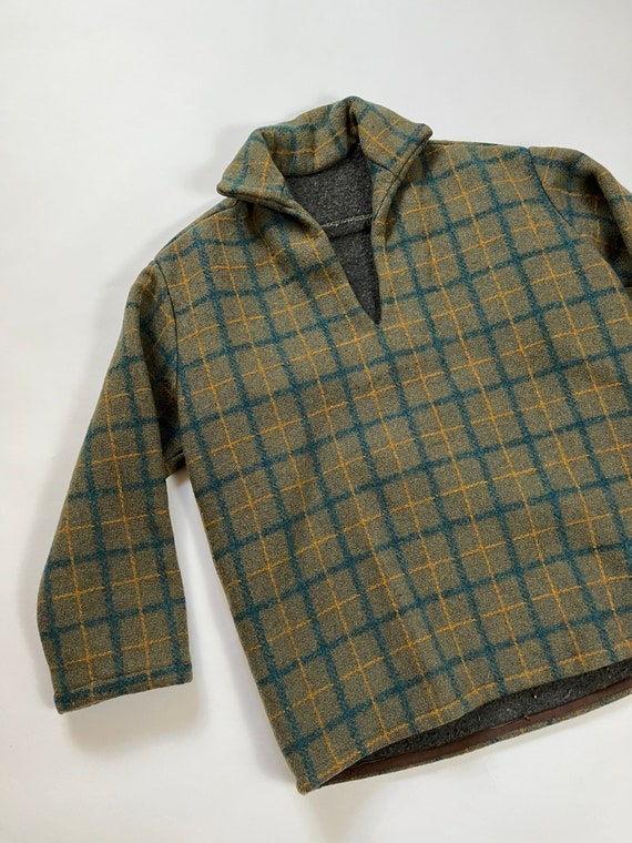 Vintage 1950's | 1960's Blanket Collared Pullover… - image 3