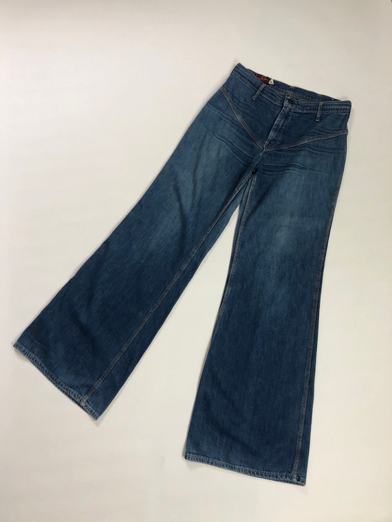 31 x 34 Vintage 1970's Landlubber Distressed & Pat