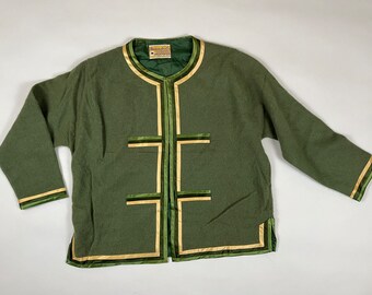 Vintage 1950's | 1960's Mandarin Arts Co Cardigan Sweater Mcm