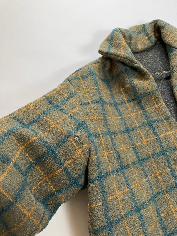 Vintage 1950's | 1960's Blanket Collared Pullover… - image 5