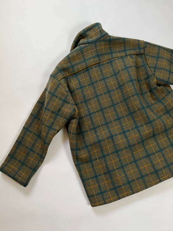 Vintage 1950's | 1960's Blanket Collared Pullover… - image 10