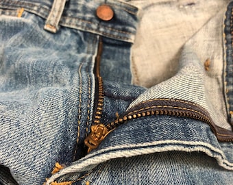 29 X 26 Vintage 1970's Sticky Fingers Denim Wide Leg Pants San