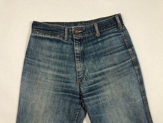 1970s ヴィンテージ STICKY FINGERS フレア デニム USA 29 X 26 Vintage 1970's Sticky Fingers Denim Wide Leg Pants