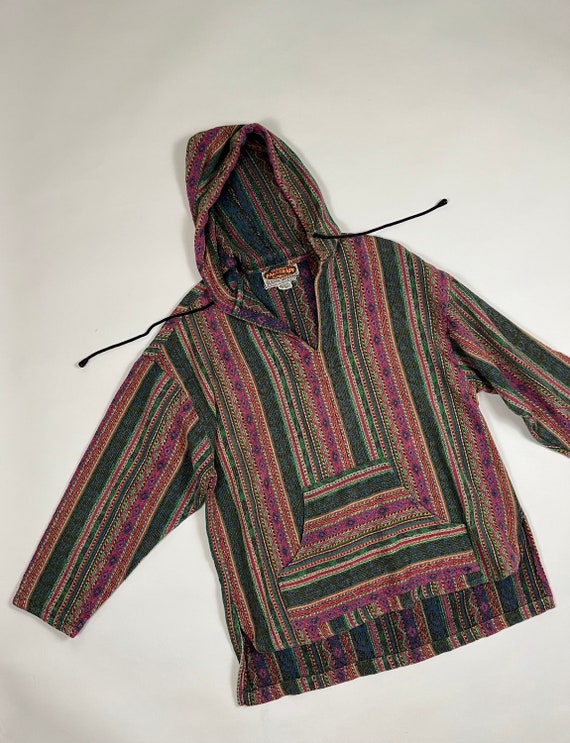 トップス 90s Vintage border cotton knit hoodie 90s Vintage border cotton knit hoodie 【公式通販】