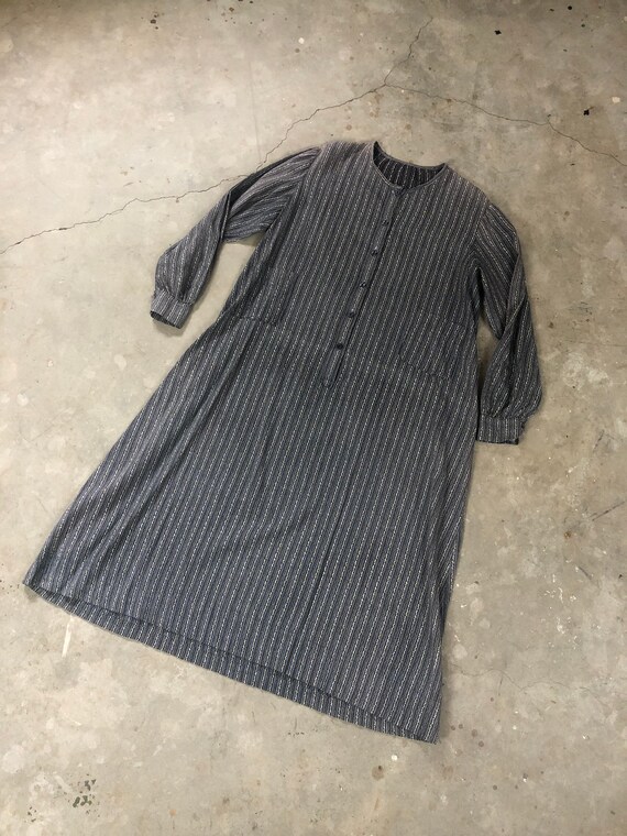 Antique Early 1900’s Calico Cotton Men's Chemise N
