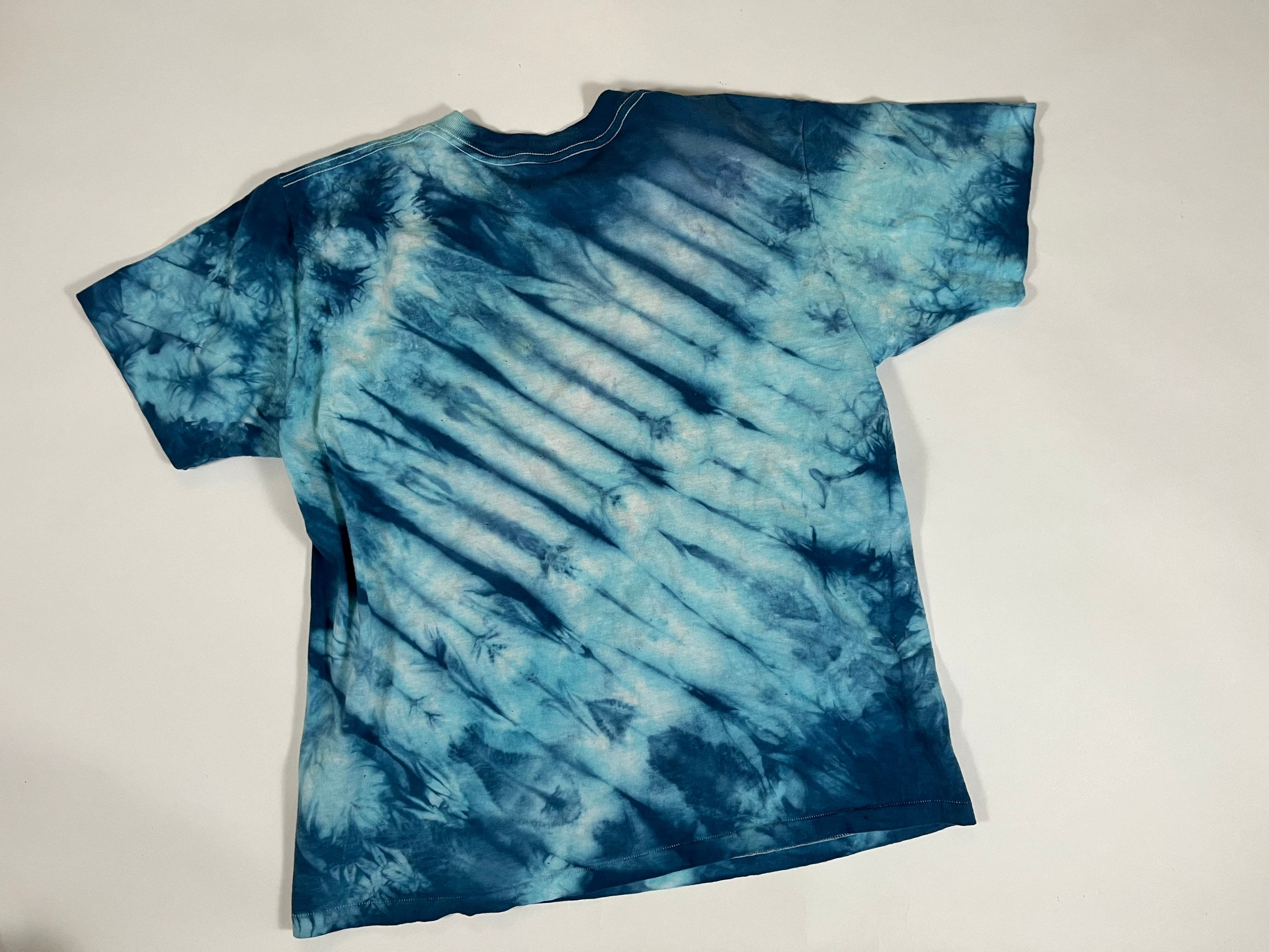 True Vintage 1984 LED ZEPPELIN Myth Gem Blue Tie Dye Cotton T