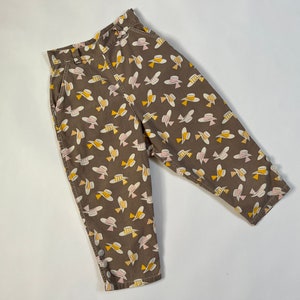 25 x 17 Vintage 1950's Hardy O Howard Topsail Novelty Print Hats Sanforized Sears Side Button Zip Capri Pants S