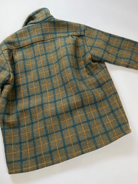 Vintage 1950's | 1960's Blanket Collared Pullover… - image 8