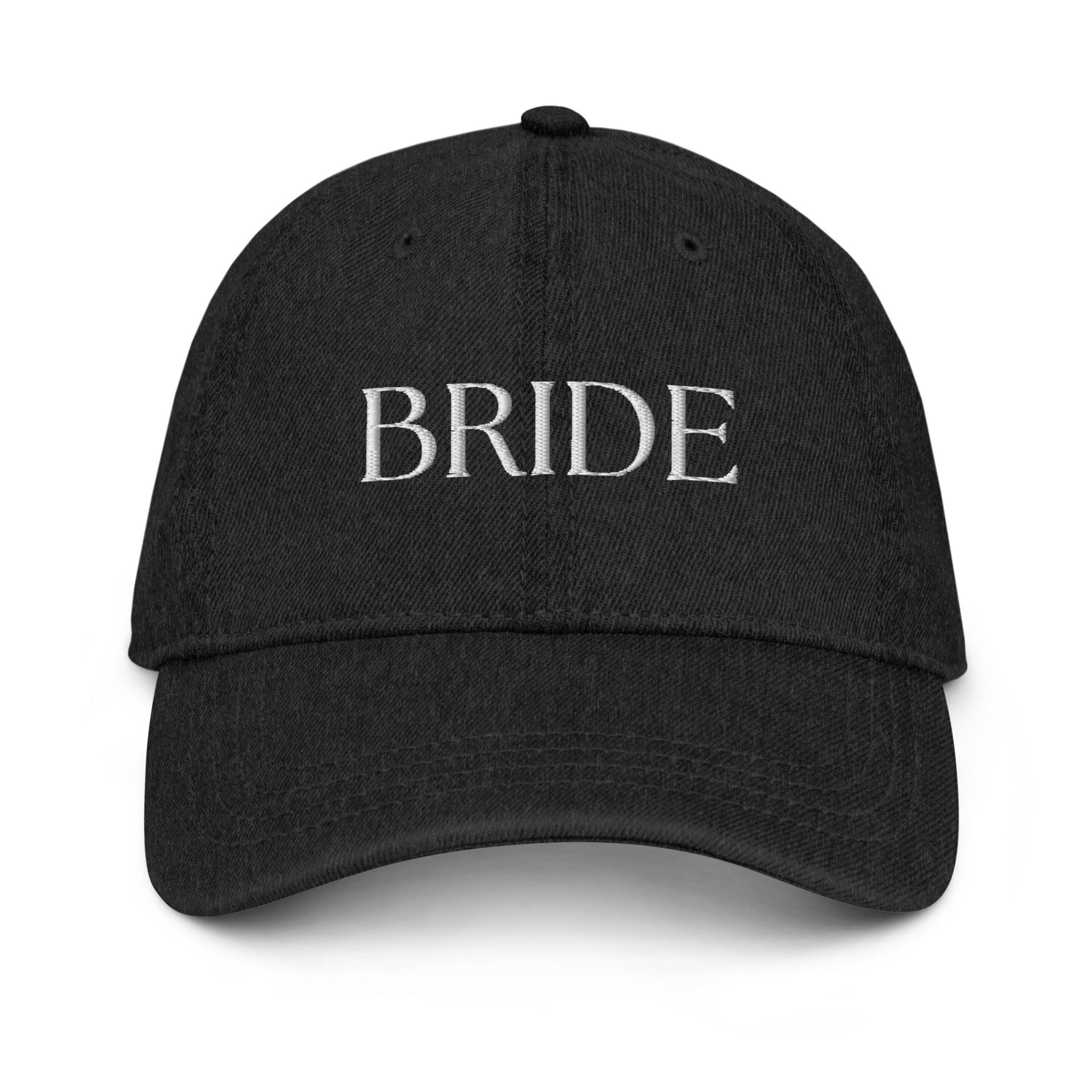 Embroidered Bride Denim Dad Hat: Bachelorette Party Gift - Etsy display picture 1