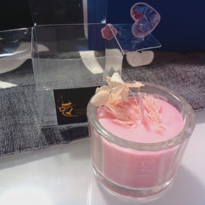 Handcrafted candles, scented, objects, soy wax