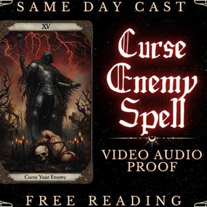 Same Day Revenge Spell to Hex Your Enemies, Cleansing Spell Casting, Extremely Powerful Curse spell, Same Day Cast, White Magic No Bad Karma