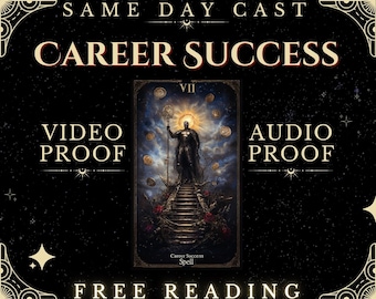 Career Success Spell, New Job Ritual, Get Hired Fast Job & Promotions, Attract New Opportunities