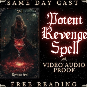 REVENGE SPELL Powerful Vengeance Ritual I Karma Payback Magic I Destroy Your Target I Curse Enemy Hex I Justice and Retribution Spell