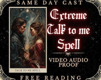Talk To Me Spell: Open Communication, Break Silence (Video/Audio Proof)