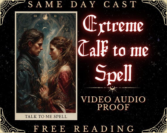 Talk To Me Spell: Open Communication, Break Silence Distant to Love Spell | Same Day Powerful Casting to Bring Him Back & Make Him Yours