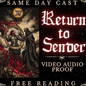 Powerful Return to Sender Spell - Protection & Negative Energy Reversal I Return Negative Energy! Send Back Spell I Fast Casting I Same Day