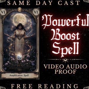 POWERFUL Spell Booster (Elemental) - EXTREME SPELL Booster, Strengthen Effects of Spells, 100x More Effective, Speed Up Spell, Manifestation