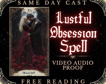 Potent Love Obsession Spell | Intense Desire & Infatuation Magic | Powerful Love Binding Ritual | Unbreakable Attraction Spell
