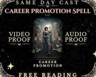 Powerful JOB Spell: Same Day Casting for Career Success Ritual, Same Day Cast, Get Hired Spell