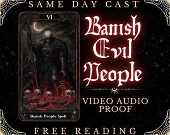 Remove Dark Aura Spell, Cutting Ties, Banishment Ritual, Remove Negative People, Get over your ex, Banishment Ritual, Healing Energy,