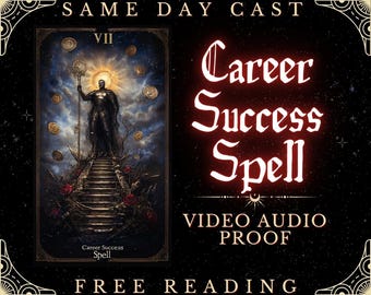 EXTRA STRONG Dream Job Spell, Career Spell, Promotion, New Job Spell, Success Spell, Same Day Casting