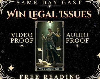 Win Legal Issue Spell: Energetic Support for Justice (Digital)