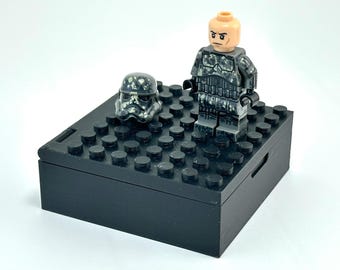 3D Printed Mini Figure Storage Box: Toy Organizer Carrying Case