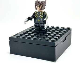 3D Printed Mini Figure Storage Box: Toy Organizer & Carrying Case