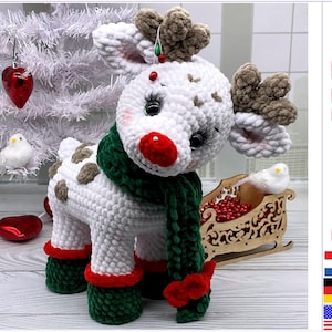Reindeer amigurumi by Aleniya2 crochet PDF pattern tutorial