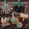 Cowhide Aztec Freshie  | Middle Finger Turquoise Ring Freshie  | Thunderbird Freshie  | Let Them Freshie  | Boot Stitch Freshie