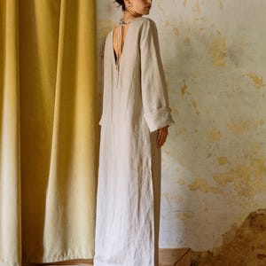 etsy linen dresses lithuania New Coat Dress Linen for Women ~Made in Lithuania Coat for Women ~Dresses for Women ~ Linen Clothing ~ Custom Dress ~ Long Dress for Women