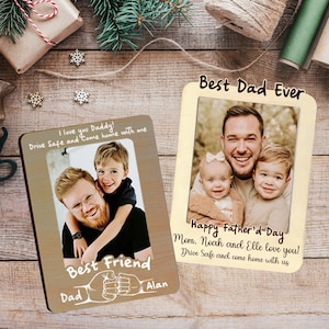 Clip per visiera Drive Safe, regalo per papà, clip per visiera Drive Safe personalizzata, clip per visiera auto con foto personalizzata, ciondoli per clip per visiera parasole per auto