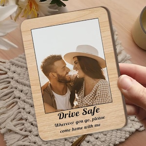 Custom Photo Car Visor Clip, Memorial Visor Clip, Drive Safe Daddy Gift For Fathers Day, Personalized Car Photo Decor Car Accessories